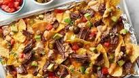 Slow-Cooker Beef Barbacoa Nachos with Queso Slow-Cooker Beef Barbacoa Nachos with Queso