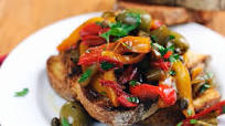 Bruschetta peperonata recipe Bruschetta peperonata recipe