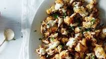 Spice-Roasted Cauliflower with Pine Nuts & Tahini Drizzle Spice-Roasted Cauliflower with Pine Nuts & Tahini Drizzle