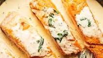 Keto Creamy Lemon Garlic Salmon Keto Creamy Lemon Garlic Salmon