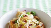 Chicken, Edamame, and Noodle Stir-Fry Chicken, Edamame, and Noodle Stir-Fry