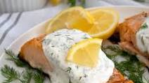Easy Baked Salmon with Lemon Dill Sauce Easy Baked Salmon with Lemon Dill Sauce
