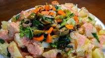 Low glycemic index Potato salad with Pink sauce Low glycemic index Potato salad with Pink sauce