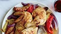 Roast Chicken with Sausage and Peppers Roast Chicken with Sausage and Peppers