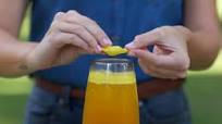 Golden Beet and Lemon Gin Fizz Golden Beet and Lemon Gin Fizz