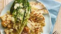 Grilled Romaine & Chicken Caesar Salad Grilled Romaine & Chicken Caesar Salad