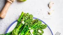 Fiber Packed Broccolini and Hummus Side Dish Fiber Packed Broccolini and Hummus Side Dish