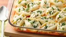 Chicken-Stuffed Shells with Two Sauces Chicken-Stuffed Shells with Two Sauces