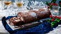 Chocolate and chestnut Christmas log Chocolate and chestnut Christmas log