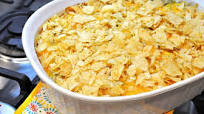 Cheesy Tuna Casserole With Chips! Cheesy Tuna Casserole With Chips!