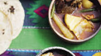 Caldo de Res con Guajillo Chile (Beef Soup with Guajillo Chile) Caldo de Res con Guajillo Chile (Beef Soup with Guajillo Chile)