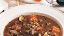 Mushroom, Beef & Barley Soup Mushroom, Beef & Barley Soup