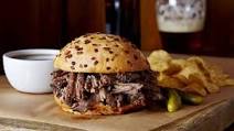 Slow-Cooker Hot Beef Sandwiches Au Jus Slow-Cooker Hot Beef Sandwiches Au Jus