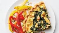 Spinach-Chickpea Quiche with Bell Peppers Spinach-Chickpea Quiche with Bell Peppers