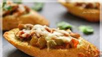 Cheesy Mushroom Bruschetta Cheesy Mushroom Bruschetta