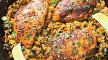 One Pan Tex-Mex Chicken and Rice One Pan Tex-Mex Chicken and Rice