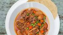 Sopa de Conchas Con Picadillo (Pasta Shell Soup With Ground Beef) Sopa de Conchas Con Picadillo (Pasta Shell Soup With Ground Beef)