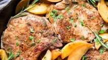 One-Skillet Pork Chops with Apples {Paleo, Whole30} One-Skillet Pork Chops with Apples {Paleo, Whole30}