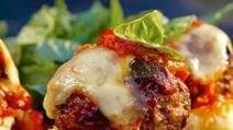 Italian Meatball Sliders with Red Sauce Italian Meatball Sliders with Red Sauce