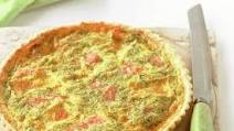 Smoked salmon and camembert quiche Smoked salmon and camembert quiche