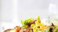 Roasted Corn and Chicken Tostada Roasted Corn and Chicken Tostada