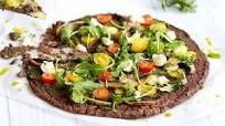 Sally O'Neil's vegan black bean crust pizza Sally O'Neil's vegan black bean crust pizza