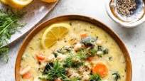 Lemony Greek Chickpea Soup Lemony Greek Chickpea Soup