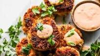 Thai Shrimp Cakes with Chili Aioli Thai Shrimp Cakes with Chili Aioli