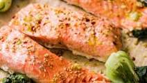 Sheet Pan Salmon & Bok Choy (Paleo, Whole30, Keto, AIP) Sheet Pan Salmon & Bok Choy (Paleo, Whole30, Keto, AIP)