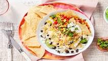 Veggie Burrito Bowls with a Tomato and Charred Corn Salsa Veggie Burrito Bowls with a Tomato and Charred Corn Salsa