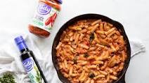 Fody's Creamy Low FODMAP Penne with Spinach and Mushrooms Fody's Creamy Low FODMAP Penne with Spinach and Mushrooms