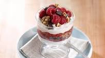 Yogurt Parfait with Raspberries and Dark Chocolate Yogurt Parfait with Raspberries and Dark Chocolate