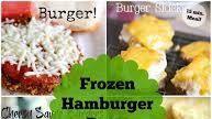 Cheesy sloppy joe casserole with frozen burgers Cheesy sloppy joe casserole with frozen burgers