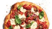 Pizza with Sausage and Buffalo Mozzarella Pizza with Sausage and Buffalo Mozzarella