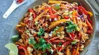Vegetable Noodle Stir-Fry with Peanut Lime Sauce Vegetable Noodle Stir-Fry with Peanut Lime Sauce