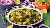 INDIAN & PAKISTANI DINNER RECIPE ALOO PALAK- (OCT-2021)-SPINACH AND POTATO CURRY