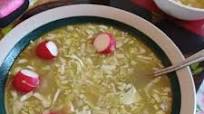 Pozole verde de pollo mexicano Pozole verde de pollo mexicano