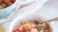 Mediterranean Watermelon Feta Salad Mediterranean Watermelon Feta Salad