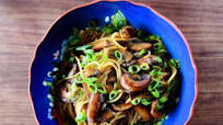 Sesame Noodles With Mushrooms Sesame Noodles With Mushrooms