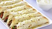 Beef and bean burritos Beef and bean burritos