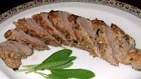 Sage and Garlic Crusted Pork Tenderloin Sage and Garlic Crusted Pork Tenderloin