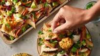 Hummus Wonton Nachos Hummus Wonton Nachos