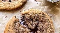 Giant Salted Hot Fudge Cookies with Coffee Salt Giant Salted Hot Fudge Cookies with Coffee Salt