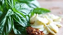 Fresh Tomato Sauce and Garlic Basil Oil Fresh Tomato Sauce and Garlic Basil Oil