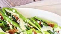 Asparagus Caesar Bundles with Crispy Prosciutto Asparagus Caesar Bundles with Crispy Prosciutto
