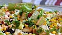 Southwestern Caesar Salad with Garlic Chipotle Chili Dressing Southwestern Caesar Salad with Garlic Chipotle Chili Dressing