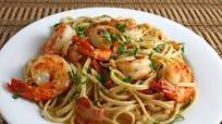 Shrimp Carbonara Shrimp Carbonara