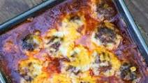 'Beyond Meat' Cheesy Vegan Enchilada Meatballs 'Beyond Meat' Cheesy Vegan Enchilada Meatballs