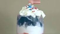 Red White and Blue Jello Parfait Red White and Blue Jello Parfait
