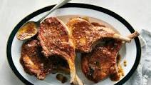 Pork Chops With Jammy-Mustard Glaze Pork Chops With Jammy-Mustard Glaze